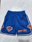 New York Knicks Pocket Blue Basketball Shorts New York Knicks Pocket Blue Basketball Shorts