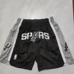 Pantaloncini da basket neri "Pocket" dei San Antonio Spurs