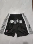 Short de basket noir « Pocket » des San Antonio Spurs