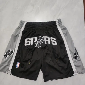 San Antonio Spurs Pocket Black Basketball Shorts
