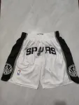 San Antonio Spurs Pocket witte basketbalshort San Antonio Spurs Pocket White Basketball Shorts