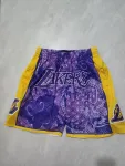 Pantaloncini da basket viola dei Los Angeles Lakers Pantaloncini da basket Pocket Purple dei Los Angeles Lakers