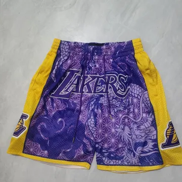 Los Angeles Lakers Pocket Purple Basketball Shorts