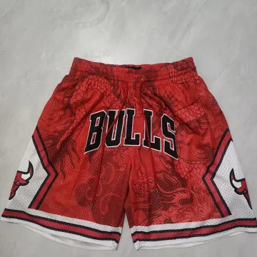 Chicago Bulls Pocket Red Basketball Shorts