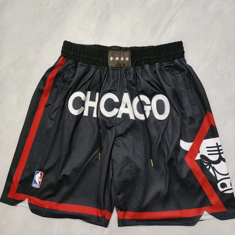 Chicago Bulls 2024 City Edition Pocket Black Basketball Shorts