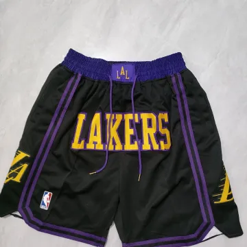 Los Angeles Lakers 2024 City Edition Pocket Black Basketball Shorts