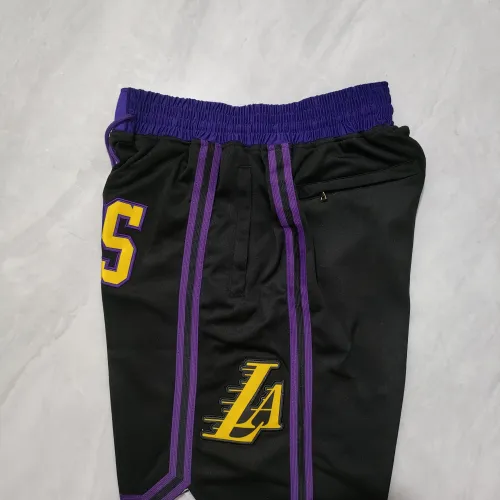 Los Angeles Lakers 2024 City Edition Pocket Black Basketball Shorts