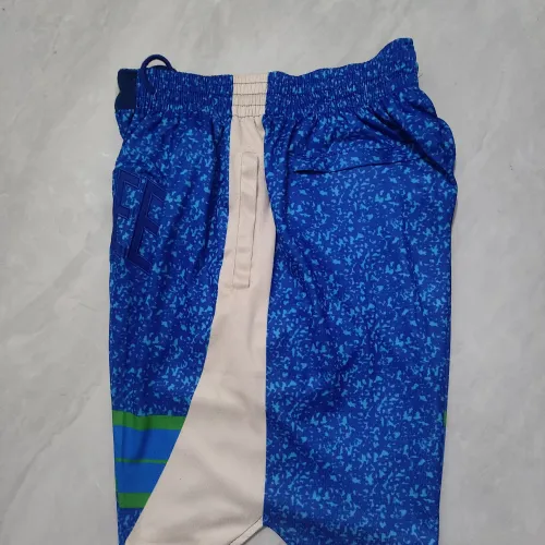 Milwaukee Bucks 2024 City Edition Pocket Blue Basketball Shorts