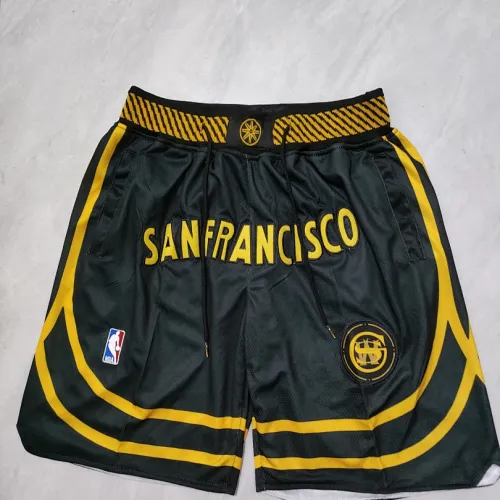 Golden State Warriors 2024 City Edition Pocket Blue Basketball Shorts