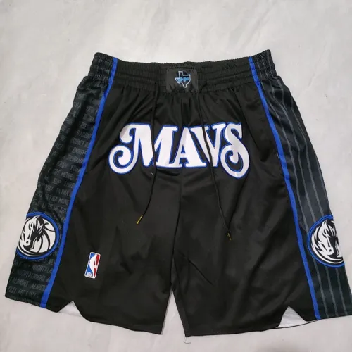 Dallas Mavericks 2024 City Edition Pocket Black Basketball Shorts
