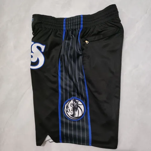 Dallas Mavericks 2024 City Edition Pocket Black Basketball Shorts