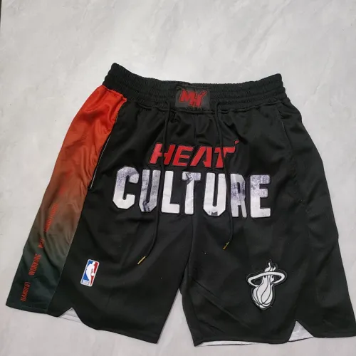 Miami Heat 2024 City Edition Pocket Black Basketball Shorts