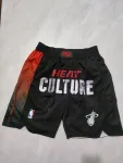 Miami Heat 2024 City Edition zwarte basketbalshort in pocketmodel Miami Heat 2024 City Edition Pocket zwarte basketbalshort