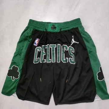 Boston Celtics City Edition Pocket Black Basketball Shorts