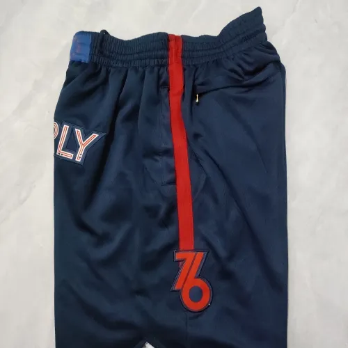 Philadelphia 76ers 2024 Pocket Navy Basketball Shorts