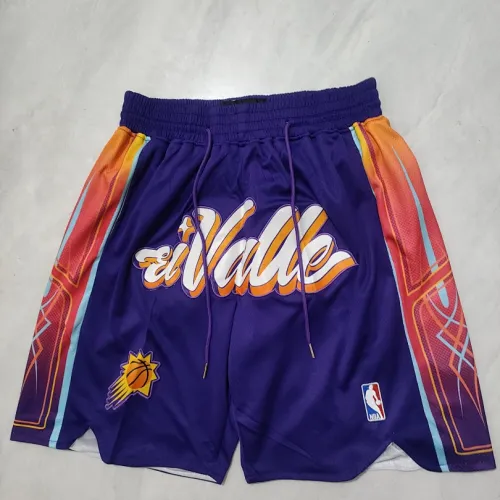 Pantalones cortos de baloncesto «City Edition» de los Phoenix Suns 2024, color morado «Pocket»