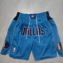 Dallas Mavericks Pocket Blue Basketball Shorts - product photo Dallas Mavericks Pocket Blue Basketball Shorts