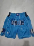 Dallas Mavericks Pocket Blue Basketball Shorts Dallas Mavericks Pocket Blue Basketball Shorts