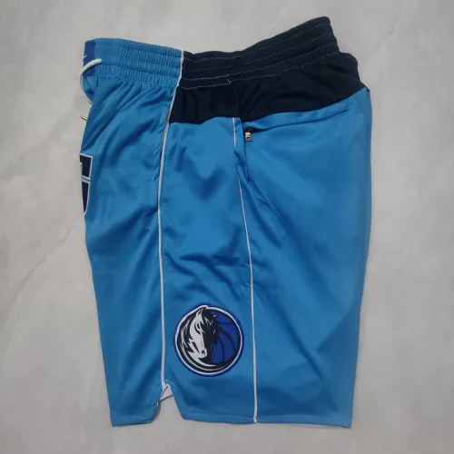 Dallas Mavericks Pocket Blue Basketball Shorts