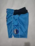 Dallas Mavericks Pocket Blue Basketball Shorts