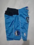 Dallas Mavericks Pocket Blue Basketball Shorts