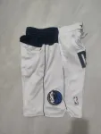 Dallas Mavericks Pocket White Basketball Shorts