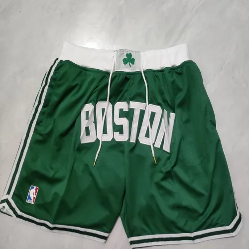 Pantaloncini da basket verdi "Pocket" dei Boston Celtics