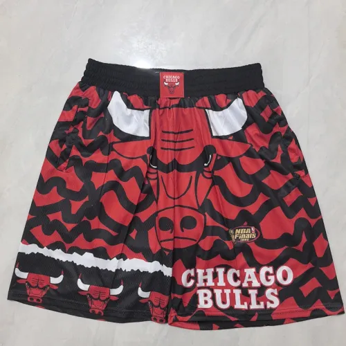 Short de basket rouge « Pocket » des Chicago Bulls