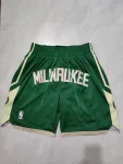 Milwaukee Bucks Pocket Green Basketball Shorts