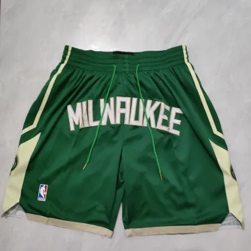 Milwaukee Bucks Pocket Green Basketball Shorts