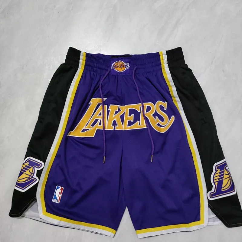 Los Angeles Lakers Pocket Purple Basketball Shorts