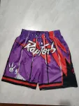 Toronto Raptors Pocket Purple Basketball Shorts Toronto Raptors Pocket Purple Basketball Shorts