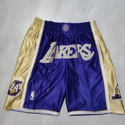 Los Angeles Lakers Hall of Fame Pocket Purple Basketball Shorts