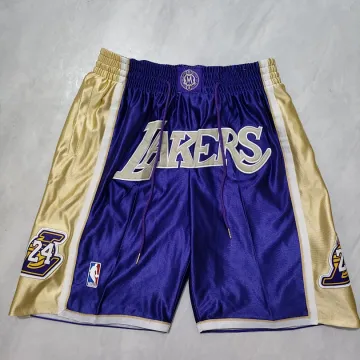 Los Angeles Lakers Hall of Fame Pocket Purple Basketball Shorts
