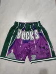 Milwaukee Bucks Pocket Purple Basketball Shorts Milwaukee Bucks Pocket Purple Basketball Shorts
