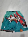 Pantaloncini da basket verdi "Pocket" dei Memphis Grizzlies Memphis Grizzlies Pocket Green Basketball Shorts