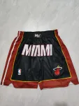 Pantaloncini da basket Miami Heat Pocket neri Miami Heat Pocket Black Basketball Shorts