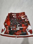 Pantalones cortos de baloncesto rojos con bolsillos de los Chicago Bulls Chicago Bulls Pocket Red Basketball Shorts