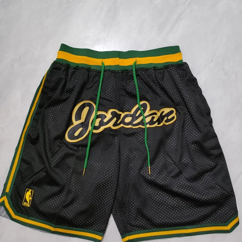 Los Angeles Lakers City Edition Pocket Black Basketball Shorts