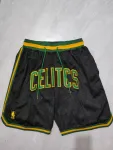 Boston Celtics Pocket Black Basketball Shorts Boston Celtics Pocket Black Basketball Shorts