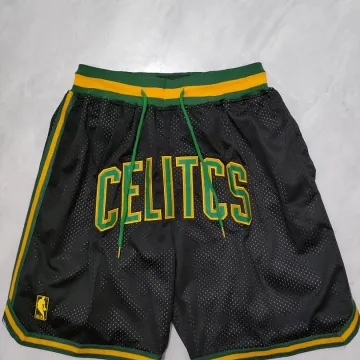 Boston Celtics Pocket Black Basketball Shorts