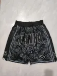 Los Angeles Lakers Pocket Black Basketball Shorts Los Angeles Lakers Pocket Black Basketball Shorts