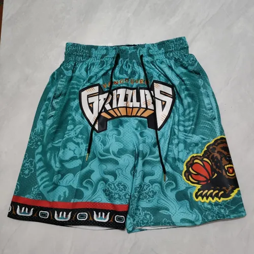 Pantaloncini da basket verdi "Pocket" dei Memphis Grizzlies