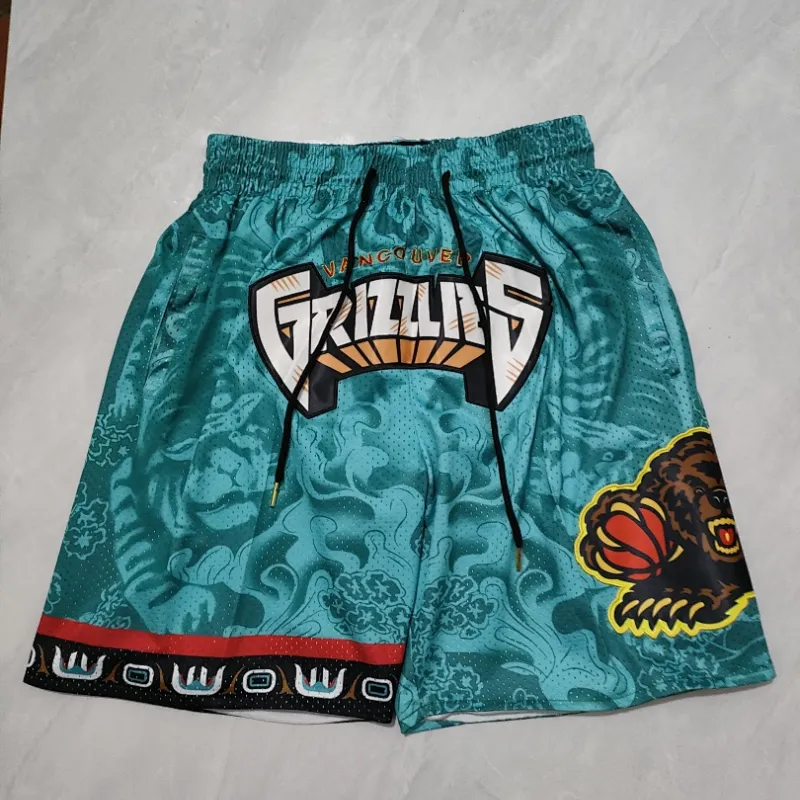 Memphis Grizzlies Pocket Green Basketball Shorts