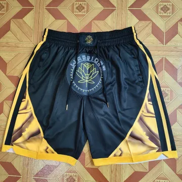 Golden State Warriors 2023 City Edition Pocket Black Basketball Shorts
