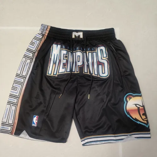 Memphis Grizzlies 2023 City Edition Pocket Black Basketball Shorts