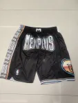 Calções de basquetebol pretos de bolso «City Edition» dos Memphis Grizzlies 2023 Memphis Grizzlies 2023 City Edition Pocket Black Basketball Shorts
