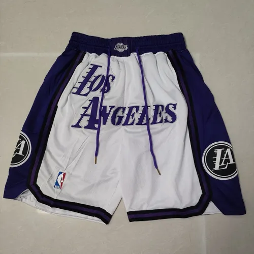 Los Angeles Lakers 2023 City Edition Pocket White Basketball Shorts