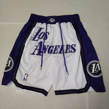Los Angeles Lakers 2023 City Edition Pocket White Basketball Shorts