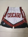 Chicago Bulls 2023 City Edition Pocket White Basketball Shorts Chicago Bulls 2023 City Edition Pocket White Basketball Shorts